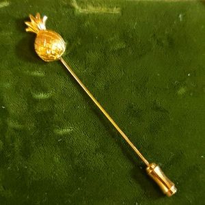 Crown Trifari Pinapple Stick Pin/Tie Pin/Hat Pin